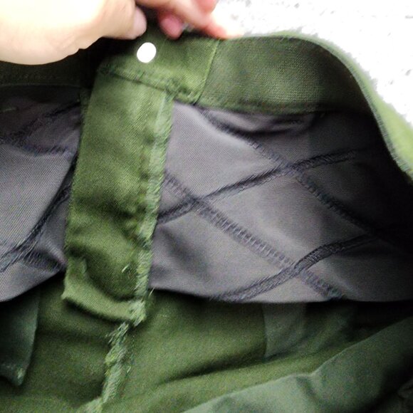 Christopher & Banks Jeans Womens 10 Petite Green Stretch Mid Rise Straight *GUC* - Picture 10 of 13